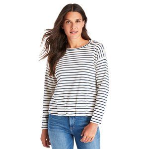 VINEYARD VINES - Striped Gathered Hem Top